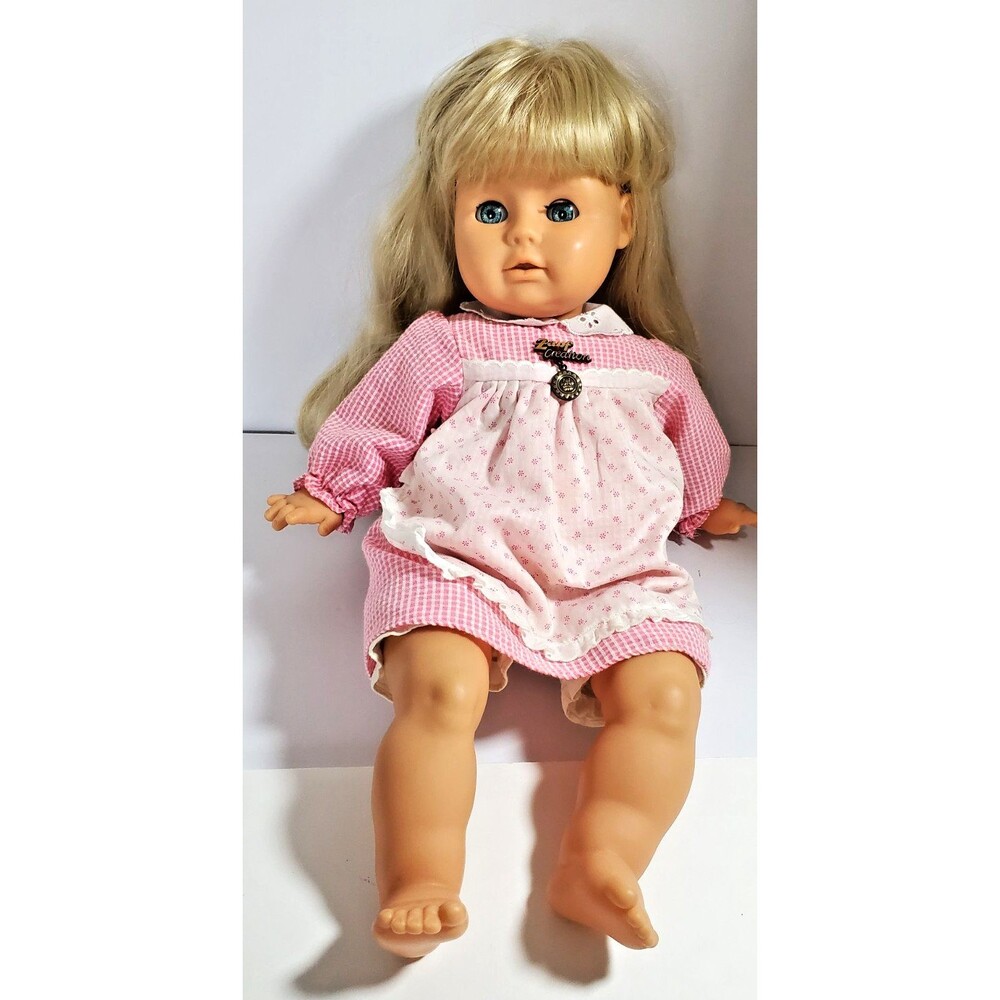 Zapf Creation German Play Doll Colette 18 Inches Blond Hair Original Pink Dress - Picture 3 of 10
